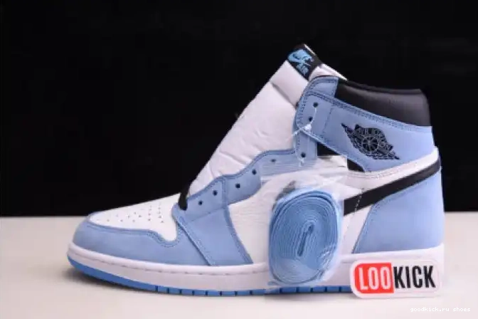 1 555088-134 RETRO AIR HIGH BLACK UNIVERSITY WHITE BLUE JORDAN 0511